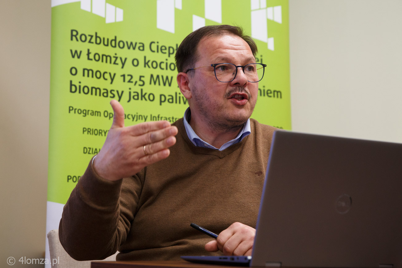 Radosław Żegalski, prezes MPEC Łomża
